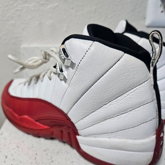 Jordan 12 Retro Cherry Size 6Y/7.5 womens sneaker - Picture 3 of 9